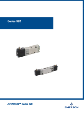 AVENTICS 520 CATALOG 520 SERIES: 5/2-DIRECTIONAL VALVES